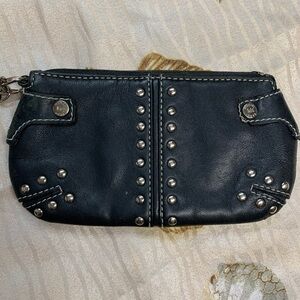 Michael kors leather wristlet